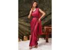 Soft Color Simple Saree Design for Daily Wear