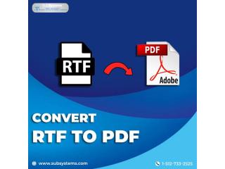 Buy RTF to PDF Converter for Easy Conversion