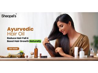 Herbal Hair Growth Oil for Strong, Healthy & Shiny Hair Naturally