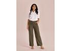 Buy Women Casual Pants for Work, Travel & Home | Go Colors