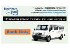 Book Online 12 Seater Tempo Traveller in Delhi