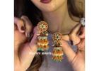Buy Designer Kundan Jhumka Earrings for Women Online | Kanshi Jewels