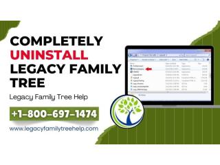 How To Completely Uninstall Legacy Family Tree?