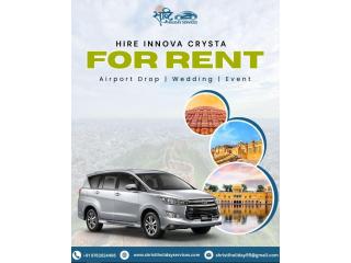 Book Innova Crysta on Rent in Jaipur – Trusted Service