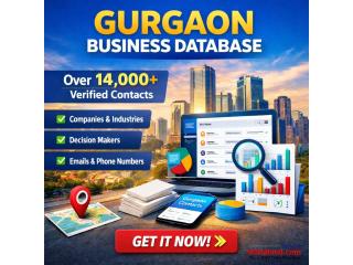 Download 14,218 GURGAON B2B Companies Data