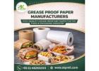 Reliable Grease Proof Paper Manufacturers for Food & Packaging Industry
