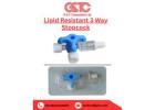 3-Way Stopcock: Sturdy & Resistant to Lipids 