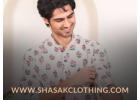 Shasak Clothing: Buy Best White Short Kurta With Floral Print