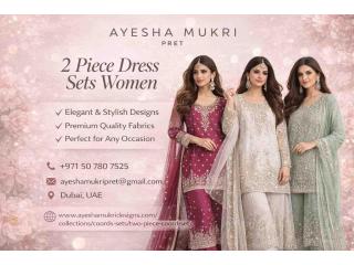 2 Piece Dress Sets Women | Ayesha Mukri Designs