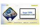 Order a conversion‑ready Sage CRM Customers List B2B list for your campaigns