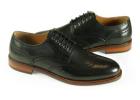 Handmade Leather Men’s Black Brogue Shoes for Work | Azor