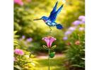  Shop Stunning Hummingbird Hand-Painted Yard Art in USA | Iron Owl
