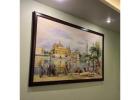Religious Heritage Canvas Painting – Golden Temple Art
