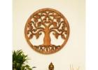 Handmade Decorative Wooden Plates - Handcrafted Decor with Meaning