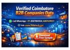 Reliable 13,793 Coimbatore B2B Companies Data for Leads