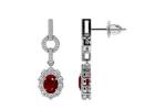 Buy Ruby Diamond Earrings Online in Premium Designs