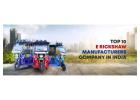 Explore the Best Electric Rickshaw Suppliers in India – Sathi Motors