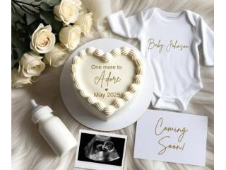 animated pregnancy reveal video template