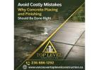 Avoid Costly Mistakes: Why Concrete Placing and Finishing Should