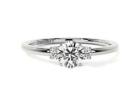 Shop Natural Diamond Rings Three-Stone Setting With 0.10cttw Online