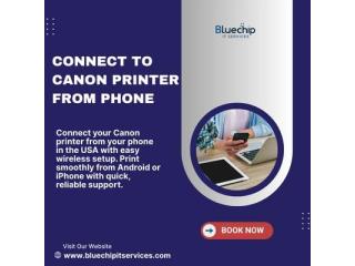 Connect to Canon Printer from Phone in USA