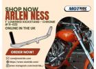 Shop Now Arlen Ness 1"" Lowered Kickstand - Chrome # 11-022 Online In The Uk