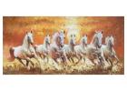 Running Horses Vastu Canvas Painting