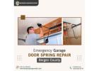 Emergency Garage Door Spring Repair Bergen County