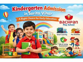 Admissions Open for LKG – Bachpan Play School, Sarita Vihar