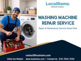 Advanced Washing Machine Service by LocalRamu with Skilled Technicians in Hyderabad