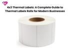 4x3 Thermal Labels: A Complete Guide to Thermal Labels Rolls for Modern Businesses