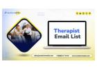 Acquire  a verified Therapist Email List business contacts for your campaigns