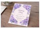 Birthday Invitation Cards Online | Invitation Printing Services