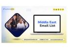Get  a verified Middle East Email List marketing data for your campaigns