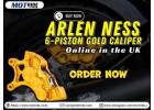 Buy Now Arlen Ness 6-Piston Gold Caliper Online in the UK