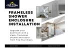 Frameless Shower Enclosure Installation