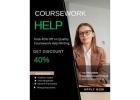 Grab 40% Off on Quality Coursework Help Writing