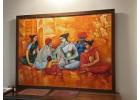 Traditional Indian Lifestyle Canvas Painting