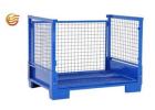 Buy Stackable Steel Crates For Warehouse Storage 