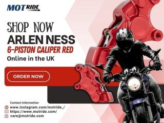 Shop Now Arlen Ness 6-Piston Caliper Red Online in the UK