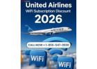 United Airlines WiFi Subscription Discount 2026