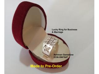 999 Lucky Ring for Business and Marriage
