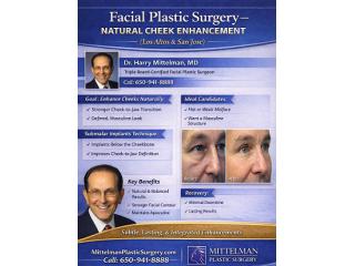 Facial Plastic Surgery in Los Altos CA builds masculine midface