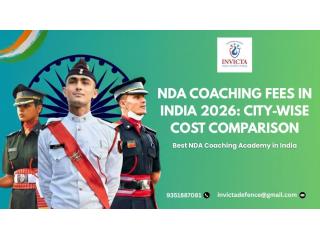 NDA Coaching Fees in India 2026: City-Wise Cost Comparison