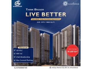 AU Sunflower Premium Apartments in Aditya World City Ghaziabad