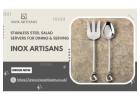 Stainless Steel Salad Servers for Dining & Serving – Inox Artisans
