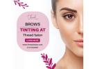 Brows tinting at Thread Salon