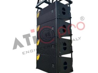 Dual 12 Inch 3 Way Line Array Cabinet Pro Sound Output