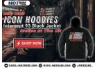 Buy Now Icon Hoodies Intercept 93 Black Jacket Online In The Uk