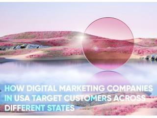 How Digital Marketing Companies in USA Target Customers Across Different States